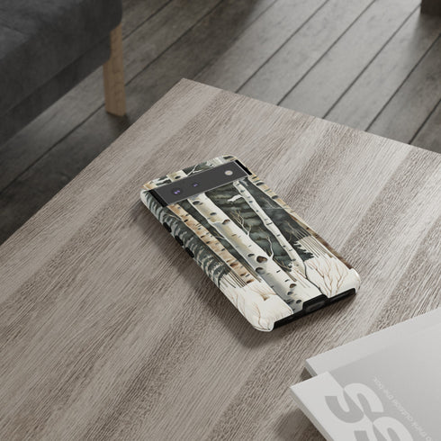 Winter Aspen Trunks - Impact Resistant Phone Case